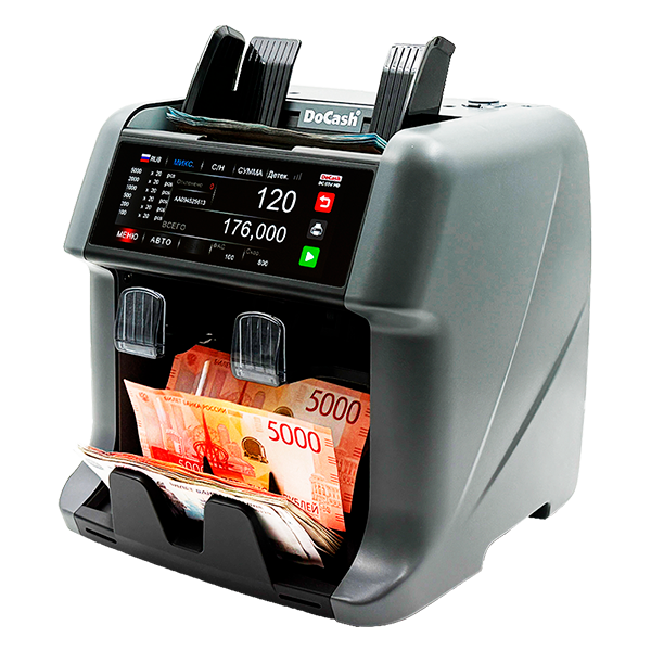 2-х карманный счетчик банкнот DoCash DC-55V HD