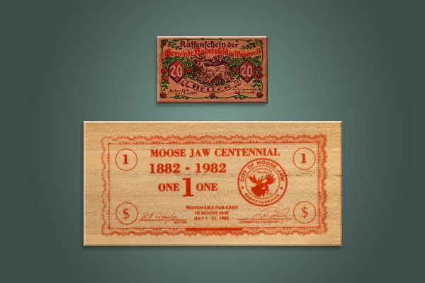 Деревянные банкноты